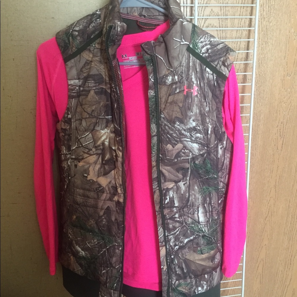 Camo under armour vest